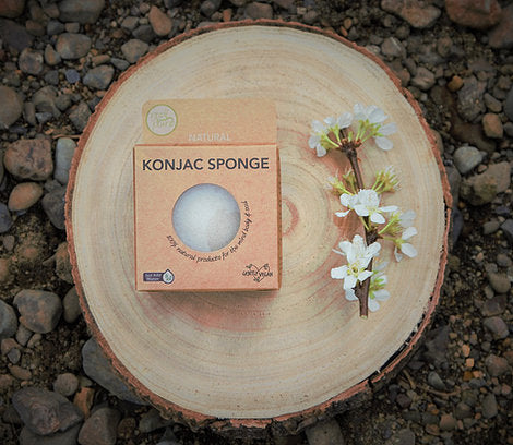 Nudi Point - Konjac Facial Sponge - Natural