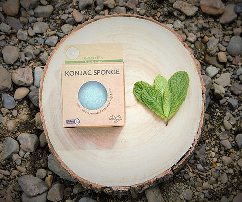 Nudi Point - Konjac Facial Sponge - Green Tea