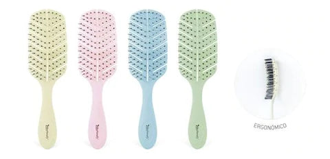 Biodegradable Nylon Bristle Paddle Brush